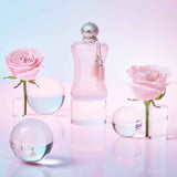 Delina La Rosée by Parfums de Marly, features the most precious rose found, the Turkish rose essence.