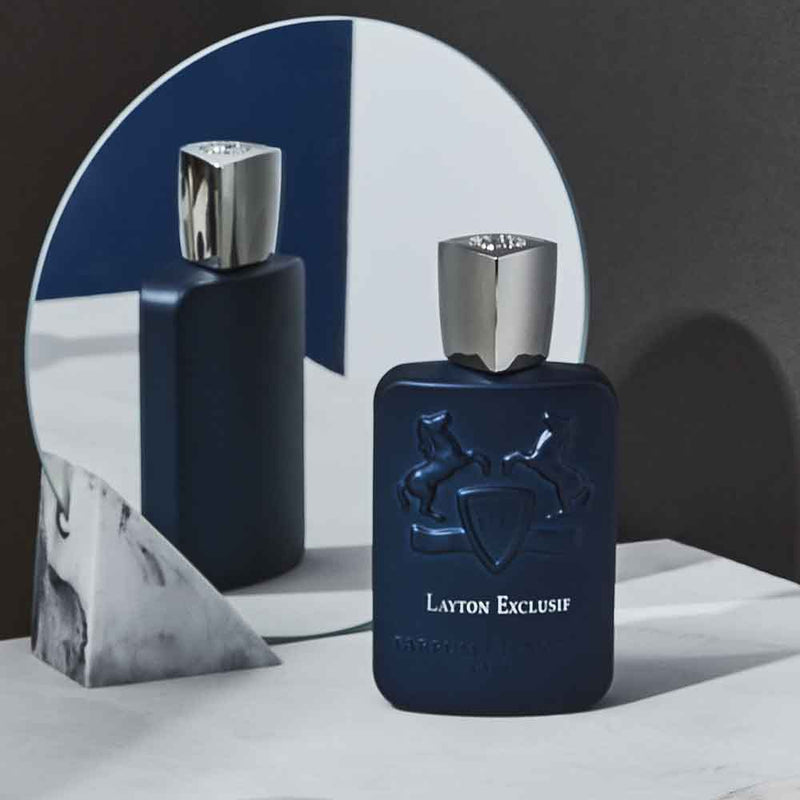 Layton by Parfums de Marly, manly fragrance with geranium, cinnamon, lavender & agarwood.